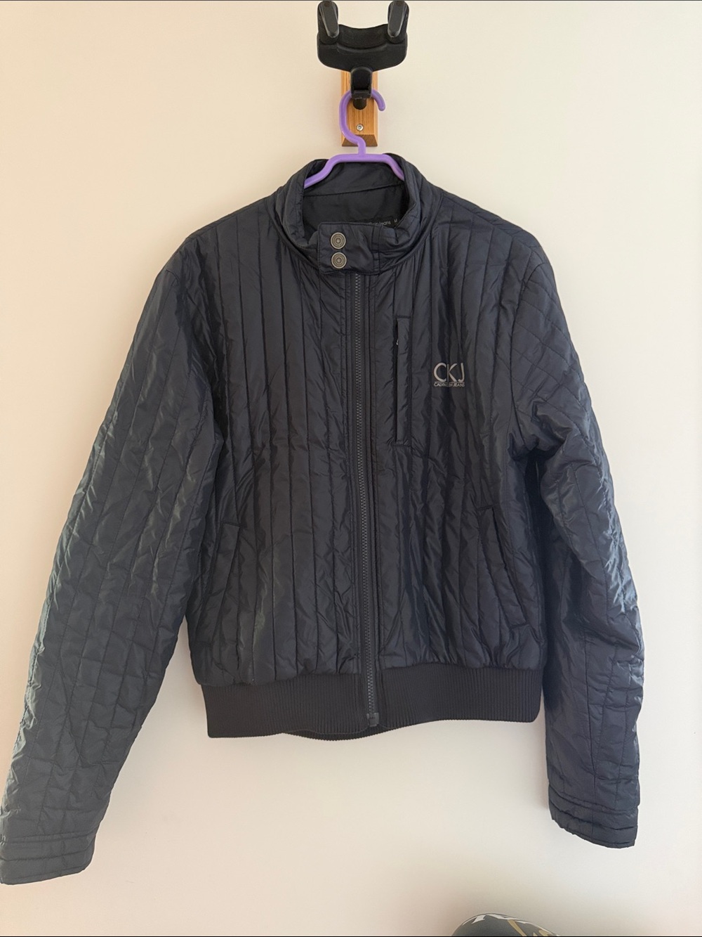 Calvin Klein Blue Quilted Lightweight Jacket